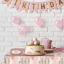 41Pcs 40th Birthday Decorations, Rose Gold Birthday