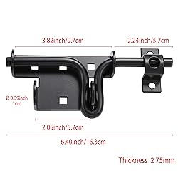 SANKINS Slide Bolt Gate Latch,Sliding Bolt Door