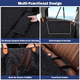 JOEJOY Back Seat Extender Dog Car Seat Cover Waterproof Foldable view 4