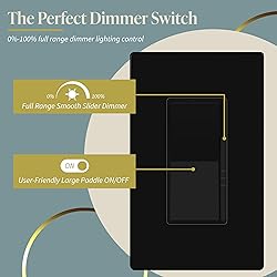 TOPGREENER Kalide Dimmer Light Switch, LED Dimmer
