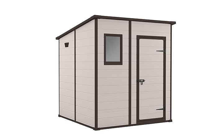 Keter Manor Schuppen, Beige/Braun
