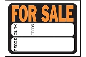 Hy-Ko Plastic Signs, 12” x 8.5”, Durable Long-Lasting Contrasting Posted Signs for Outdoor Use for Businesses, Property, Clear & Easy to Read Informational Display