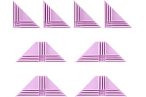 UPTTHOW 8Pcs Fixed Box Corner Guide Assembly Clamps For Cardboard Making, 90 Degrees DIY Corner Guides Tool For Cartonnage Scrapbooking, Suitable for 1.5mm, 2mm, 2.5mm, 3mm Thickness Chipboard