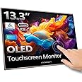 INNOCN 13.3 inch Portable Monitor Touchscreen 13Q1F | OLED | 1080P FHD | USB C, HDMI | with Battery | for Laptop, PC, Xbox, Mac, PS5, MacBook, Switch, Phone | Eye Care, Gaming, Speakers