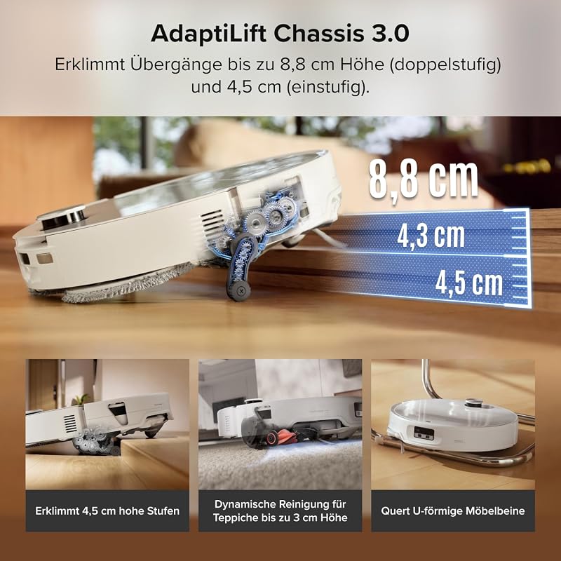 Saros 20 Neo Saugroboter mit Wischfunktion, 36.000 Pa Saugkraft