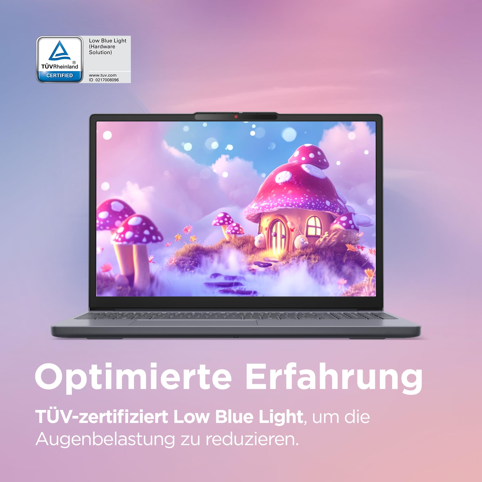 Lenovo IdeaPad Slim 3 Laptop | 16" WUXGA Display | AMD Ryzen 5 150 | 512GB SSD | 16GB RAM | AMD Radeon Grafik | QWERTZ | Windows 11 | Luna Grau | 3 Monate Premium Care 3