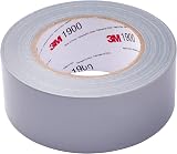 3M 1900 Duct Tape Silver Grey 50 mm x 50 m Labelling Sealing Roll view 5