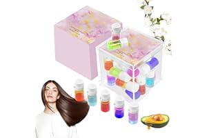 Pricyru Perfume & Hair Oil 2-In-1, Avocado and Camellia Nourishment Hair Perfume Oil, Hair Perfume for Women Long-Lasting, Mini Travel Size Hair Perfume Oil Set for All Hair (1.5ml, 40PCS)