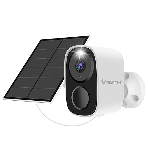 VSTARCAM Solar Security Camera Wireless Outdoor,2K Camera with