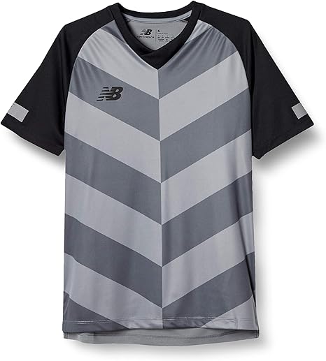 Amazon ニューバランス Tシャツ Chevron 2 ゲームショートスリーブシャツ サッカー フットサル シャツ 通販