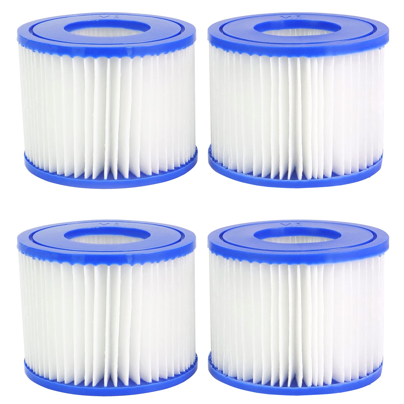 Mallez Hot Tub Filter, Replacement Filter Cartridge for Bestway Filter Size VI, for All Lay-Z-Spa Models - Paris Miami Vegas Monaco Palm Spring Cancun Helsinki etc.