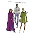 Vogue Patterns V8959 Misses' Cape Sewing Template, Size Y