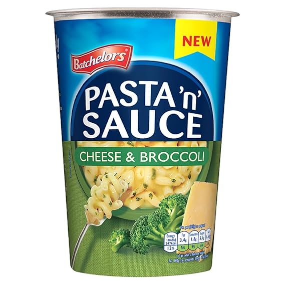 Batchelors Pasta 'n' Sauce Cheese & Broccoli Pot 65G Amazon.co.uk Grocery
