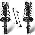 Rear Struts Assembly Shock Absorber & Sway Bar End Link Compatible with 2006-2011 Toyota Avalon, 2007-2011 Camry, 2007-2012 Lexus ES350, Replace for 532309 K750011