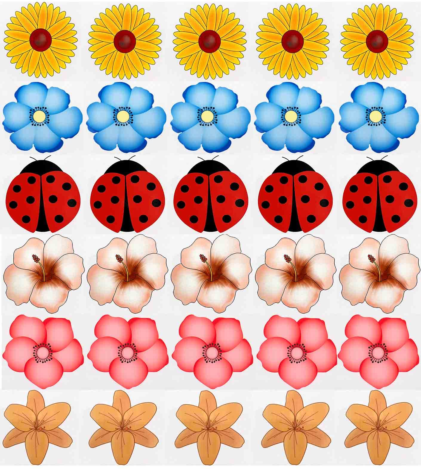 30PCS Window Fly Traps, Flies & Bug Window Fly Trap, Fly Trap Killer Stickers, Floral Pattern Design Sticky Fly Catcher for Indoor Houseflies Fly Gnat
