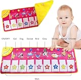 Caftymids Piano Music Dance Mat Educational Toy 19 Keys 8 Instrument Icons view 4