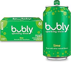 bubly Sparkling Water, Lime, Zero Sugar & Zero Calories, Seltzer Water, 12 Fl Oz Cans, Packaging May Vary (Pack of 8)