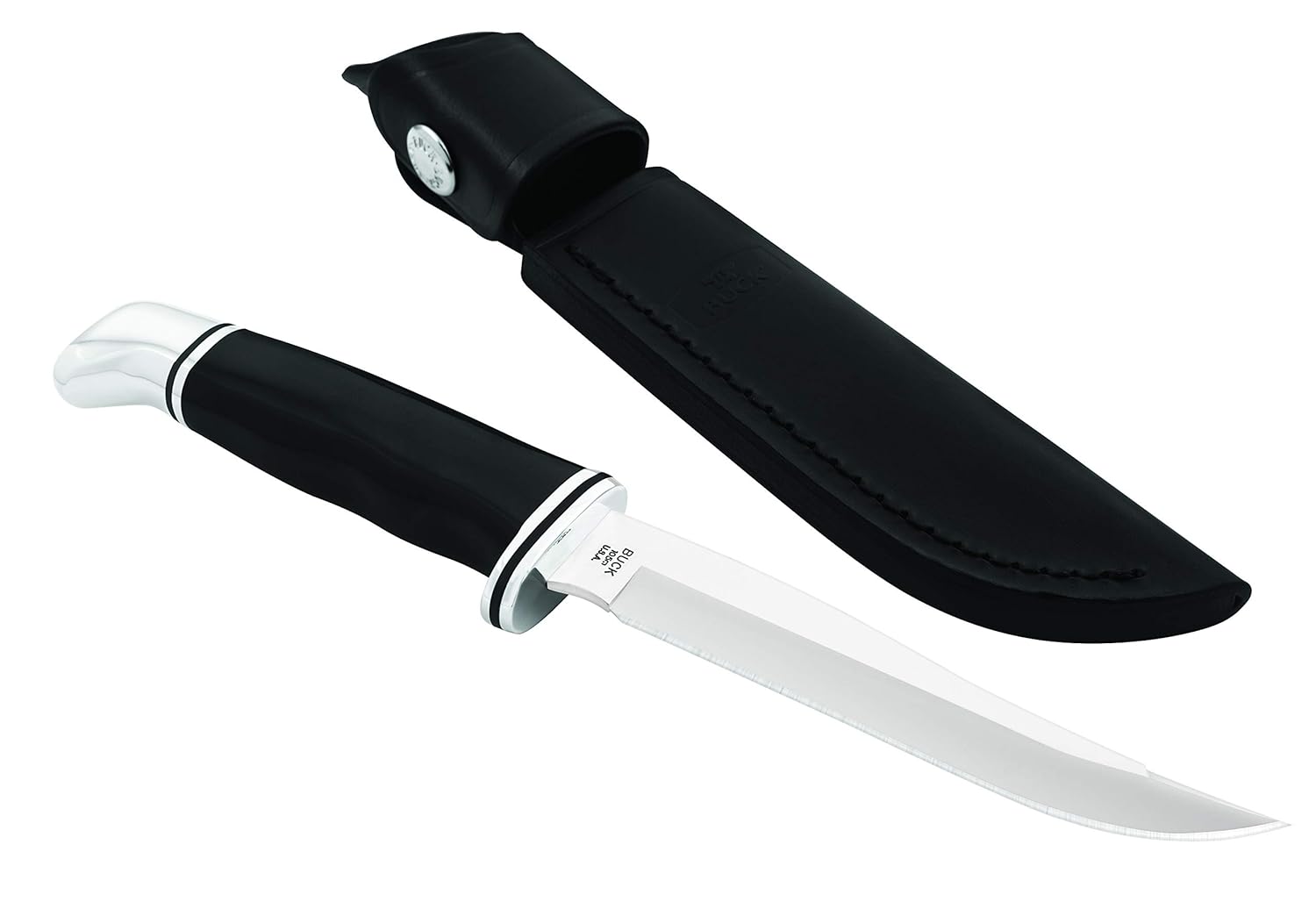 Buck Knives 105 Pathfinder Fixed Blade Knife with Leather Sheath eBay