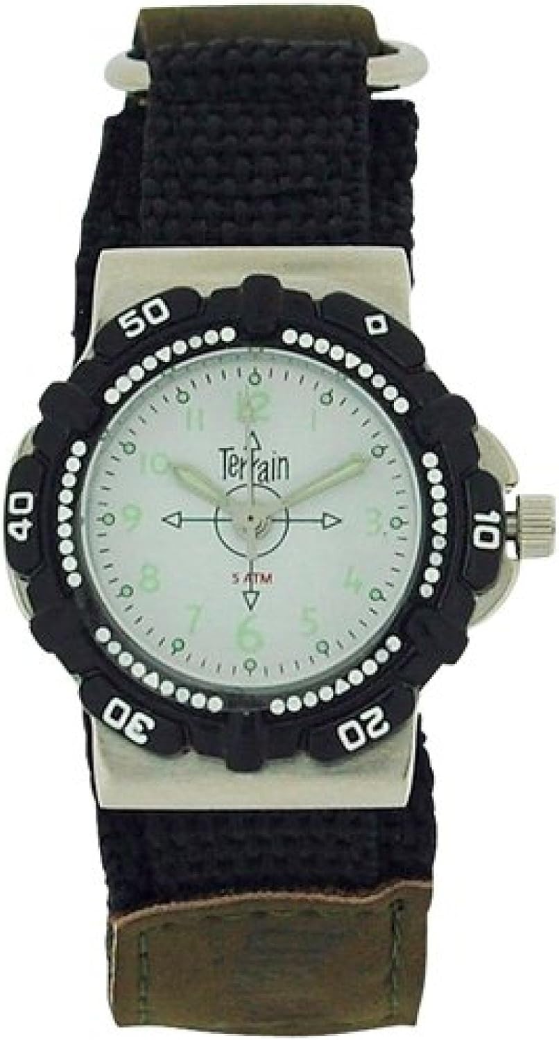 Reloj Terrain Deportivo Correa de Velcro Resistente al Agua para Chicos TV-968L