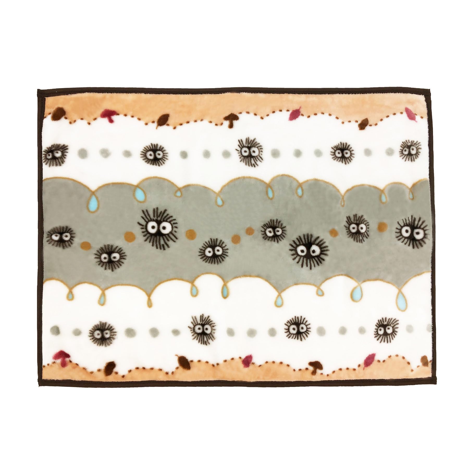 丸眞 ひざ掛け ジブリ となりのトトロ もくもくクロスケ ブランケット H70×W100cm かわいい ふわふわ おしゃれ 防寒グッズ 1125011200商品画像