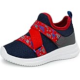 SKYWHEEL Toddler Shoes Boys Girls Tennis Slip On Sneaker Comfy Breathable Mesh Lightweight Athletic Running Walking Casual Shoes for Kids