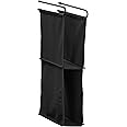 LockerMate Hanging Fabric Locker Shelf, Durable and Removable, Black