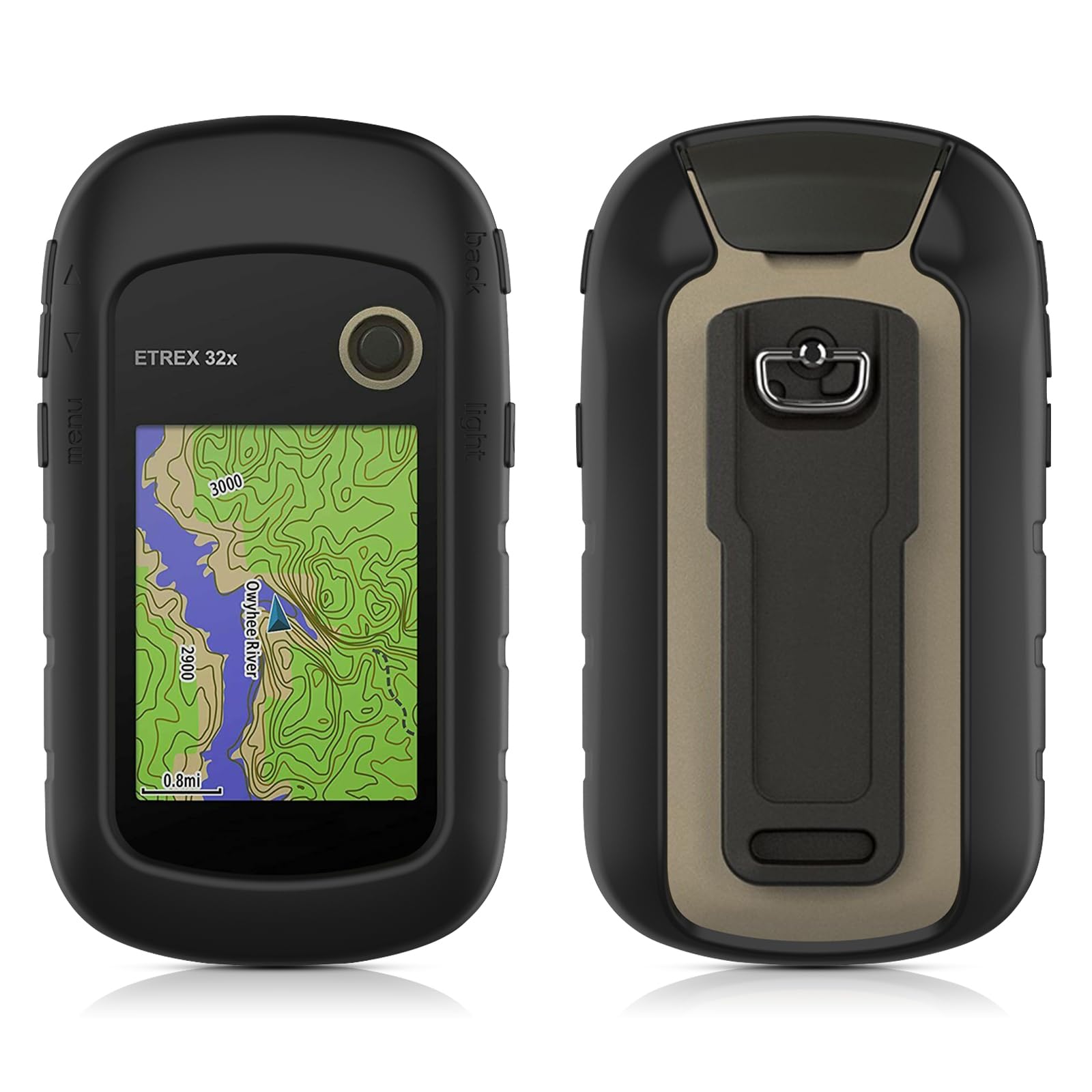 CHULN Case Compatible with Garmin eTrex 10 20 20X 22X 30 30X 32X 201X 209X 309X, Non-Slip Soft Silicone Protective Cover - Accessories for GPS Navigation