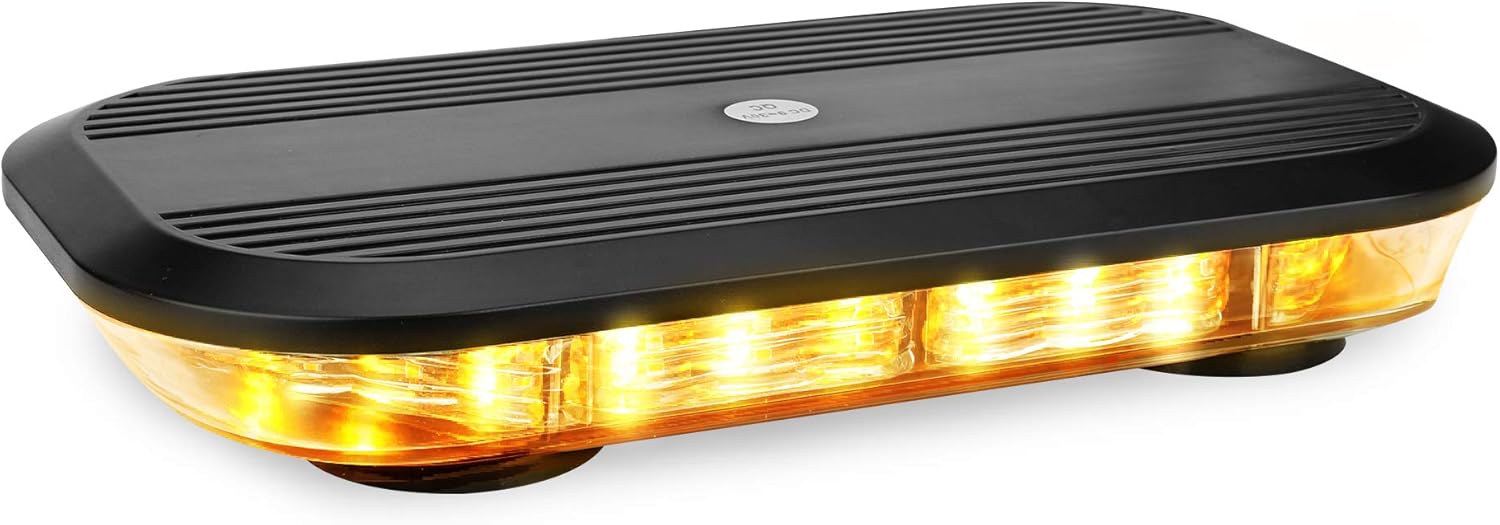 Primelux 12inch 30 LED Highintensity Amber Strobe Lights Truck Roof