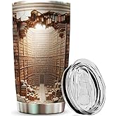 2IMT Bookshelf Mug Book Lovers Gifts For Books Lovers Women Bookshelf Tumbler - Books Coffee Mug Bookish Gifts For Readers Librarian Gift For Men Library Tumbler 20Oz Reading Lovers Gift For Women