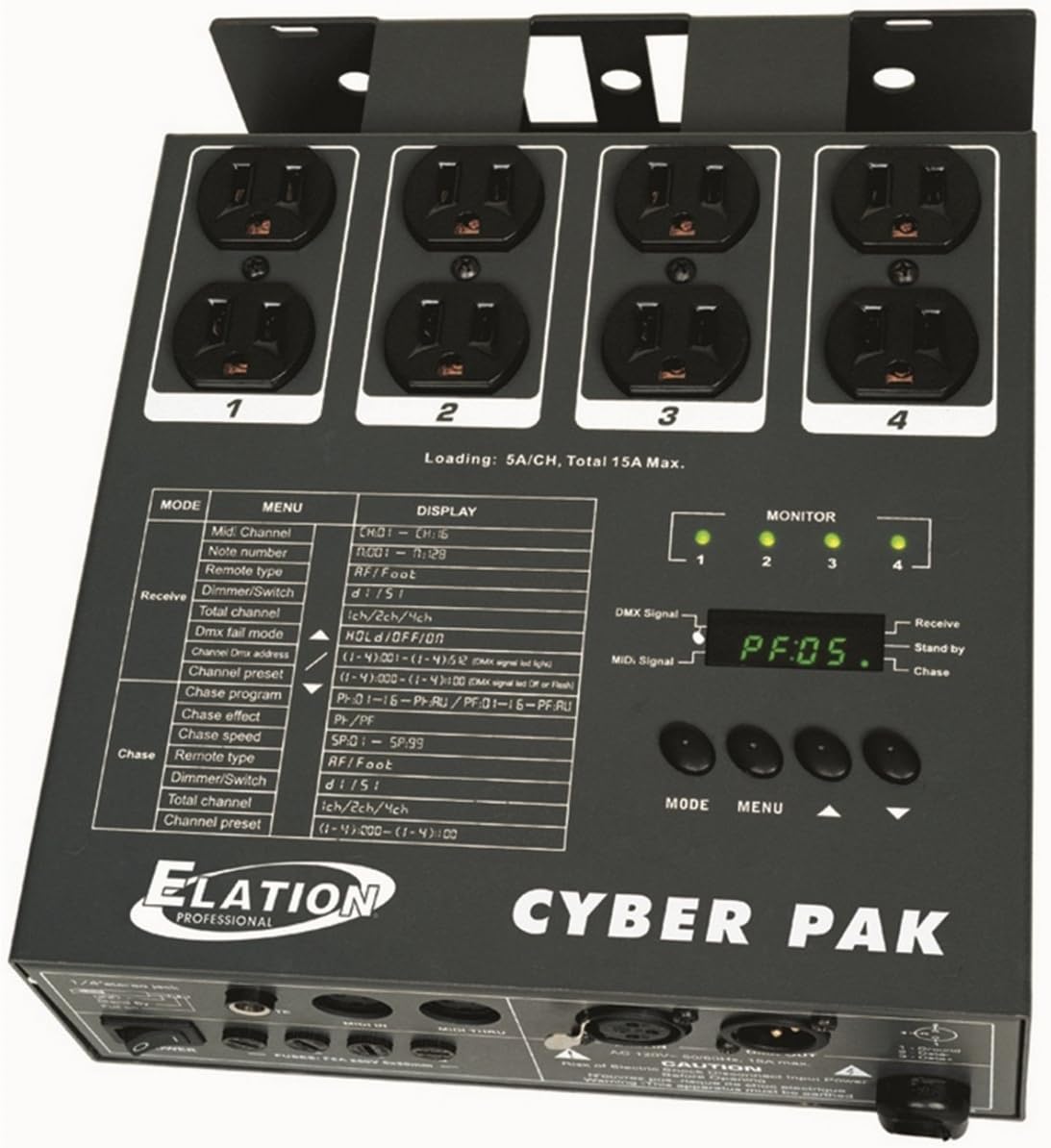 Elation Cyber Pak | 3 in 1 Lighting Controller