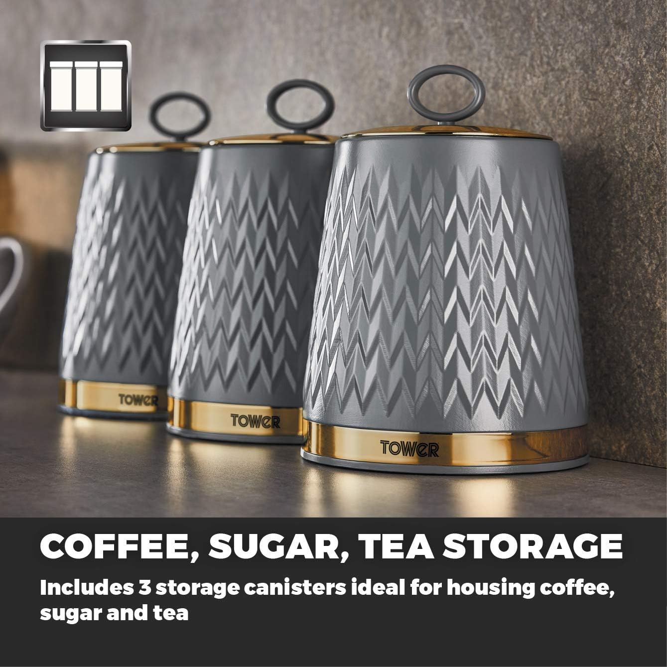 tower tea coffee sugar