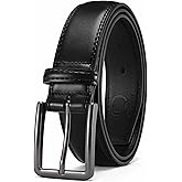 CHAOREN Mens Belt Leather - 1 3/8" Dress Belts for Men - Considerate Gift for Work Business Casual Jeans