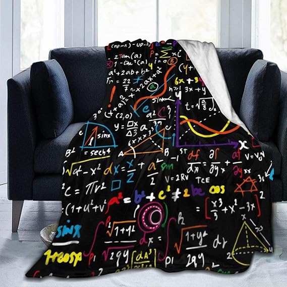 RUANJB Math Physics Formula Blanket Super Soft and Warm Throw
