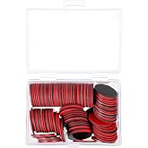 Kisangel 100Pcs Counting Chips Round Plastic Tokens for Kids Learning Toys Bingo Chips for Math Addition Subtraction Waterproof Game Accessories Bright Colors