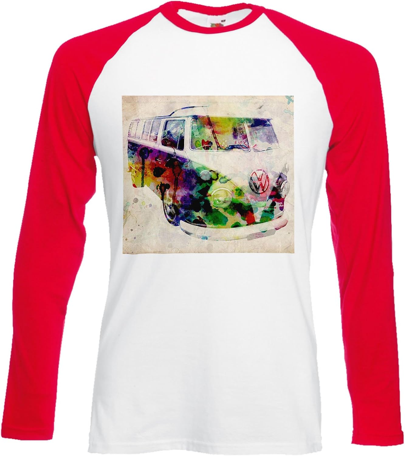 red and white van shirt