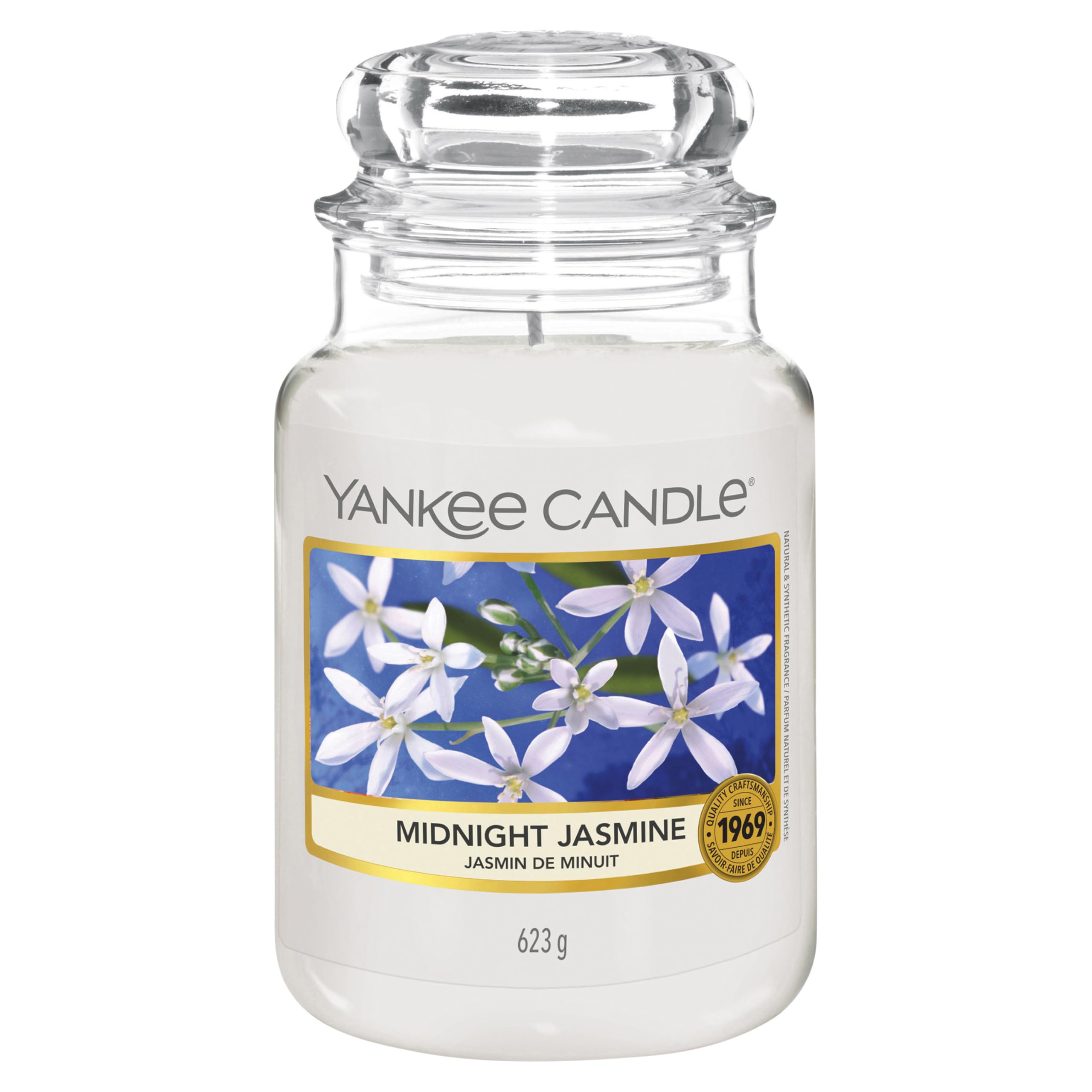 Yankee Candle Scented Candle | Midnight Jasmine Large Jar | Long Burning Candles: up to 150 Hours | Perfect Gifts for Women