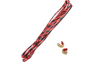 HNZMDY 44"-70" Flemish Twist Bow String Replacement 12/14/16 Strands Recurve Bow Traditional Longbow Bowstring with 2 Pcs String Nock