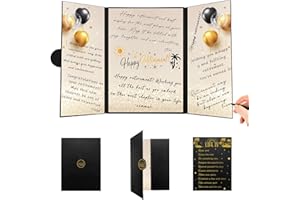 Roetyce Retirement Party Decorations, Funny Retirement Guest Book Alternative, Hapyy Retirement Decorations, Best Retirement Gifts for Women Men, Retirement Signature Board Book, Jumbo Retirement Card