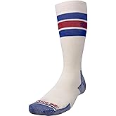 CloudLine - Merino Wool Graduated Compression Socks for Men and Women - Ultralight, Moisture Wicking, Made in USA - 1 Pair