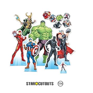 Star Cutouts Tt016 Marvel Avengers Animazionecartone