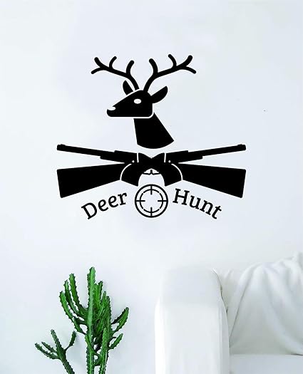 Amazon Com Boop Decals Deer Hunt Wall Decal Sticker Vinyl