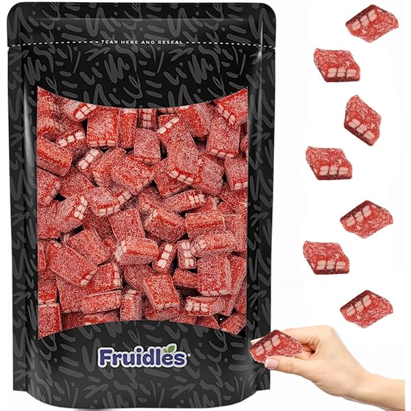 Amazon.com : Vidal Licorice Strawberry Bricks (4.4 Pounds