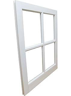 Utility Fixed Barn Sash Vinyl Window Amazon Com