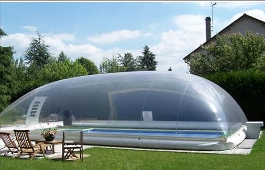 Abri Aufblasbarer Pool Dome 8 X 5 M Amazon De Garten