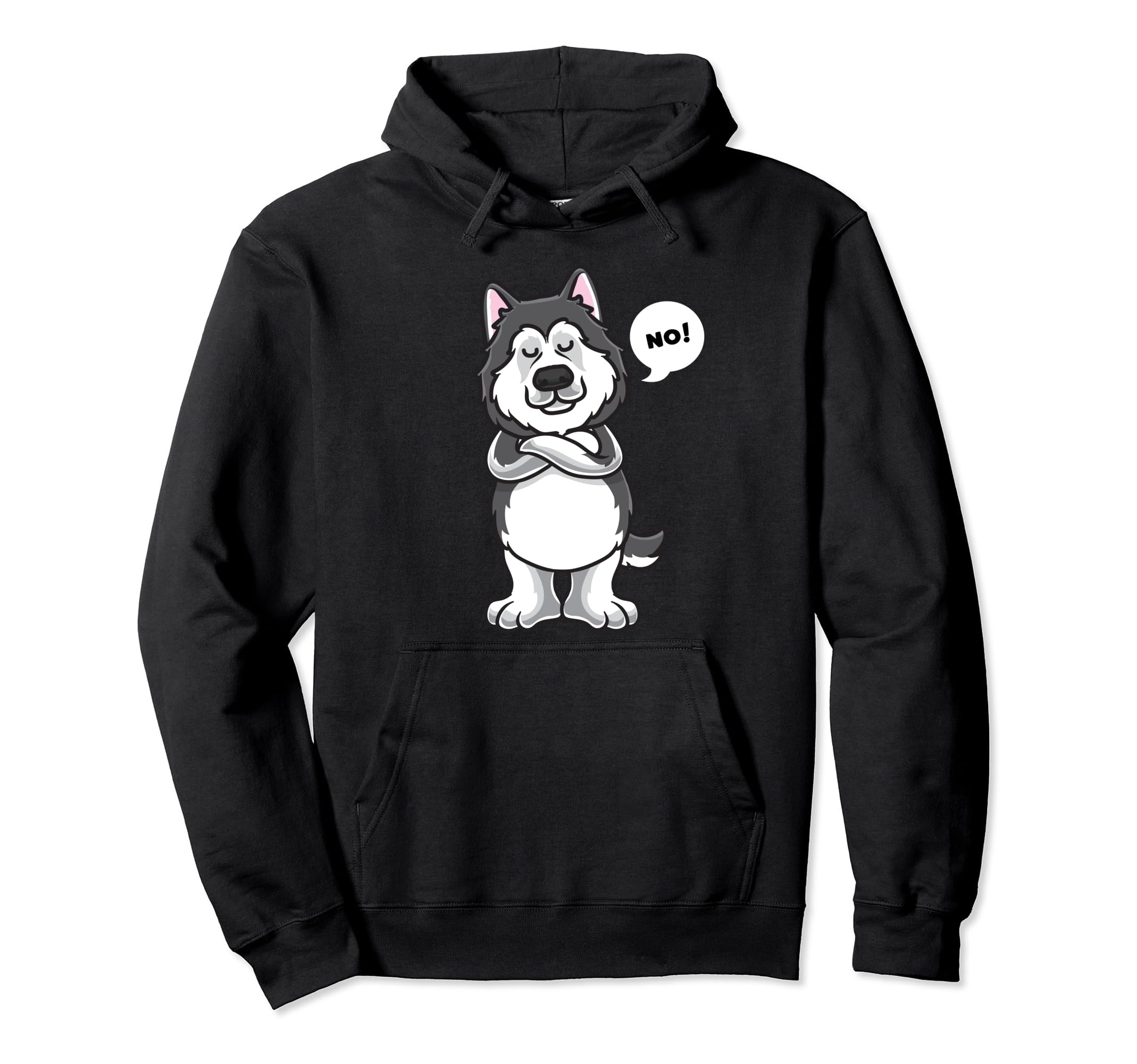 Alaskan Malamute funny Stubborn Dog Pullover Hoodie