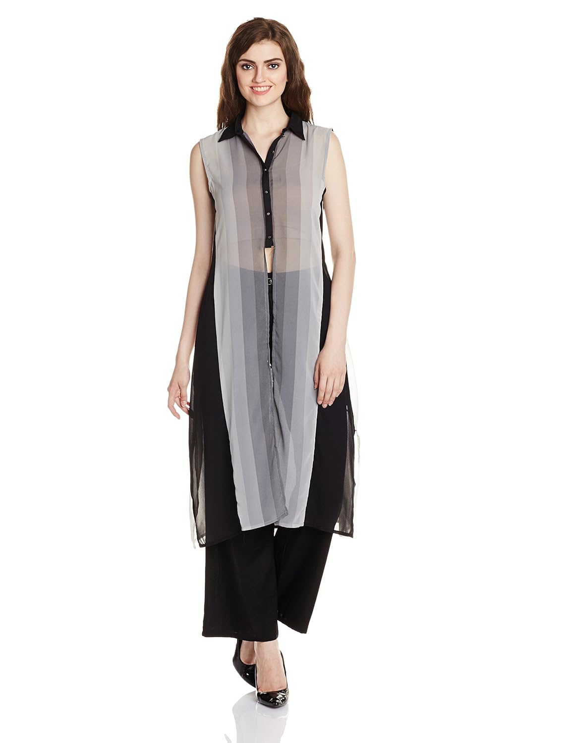 w for woman crepe gilets
