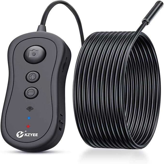 KZYEE 33FT Wireless Endoscope, 5.5mm WiFi Borescope Amazon.co.uk