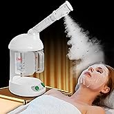 Easy to Clean Facial Steamer, Portable Nano Ionic Face Steamer for Facial Deep Cleaning, with 360° Rotating Arm, 300ML Large Capacity, with Aromatherapy Diffuser, Warm Mist