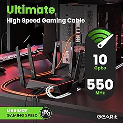 GearIT Cat 6 Ethernet Cable 1 ft (20-Pack) - Cat6