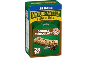 NATURE VALLEY - VALUE PACK SIZE - Double Chocolate Granola Bars, Pack of 28 Bars, 728 Grams Package, No Artificial Flavours, 